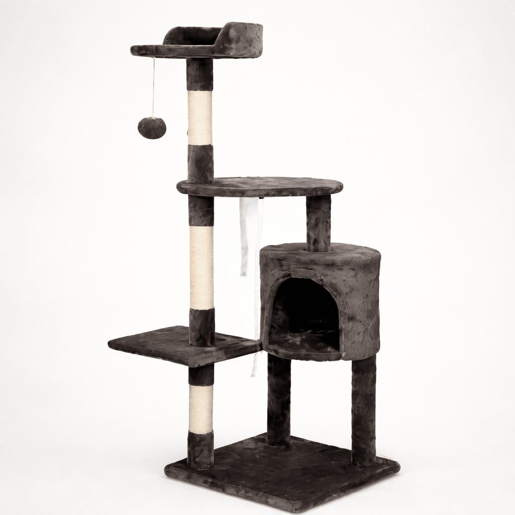 arbre a chat 112cm brun stable confortable