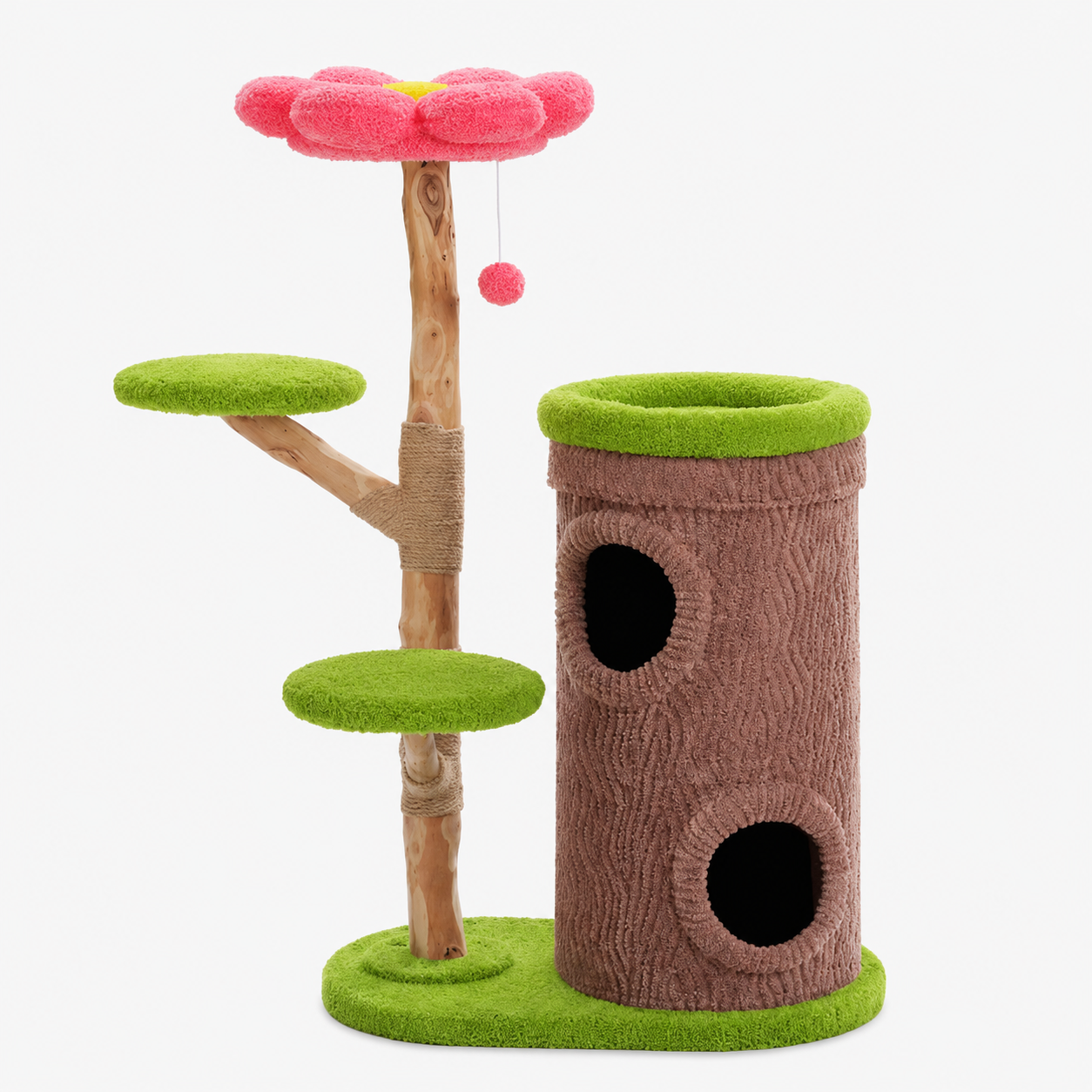 arbre à chat design foret doux confortable