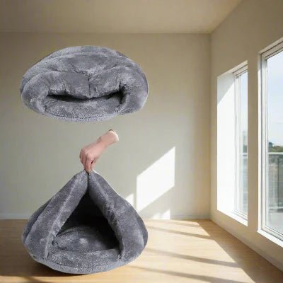 Lit pour Chat - SnugHut™ - Gris - Le royaume des chats