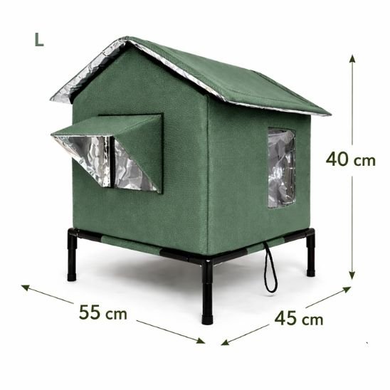 maison chat elevee isolee taille l