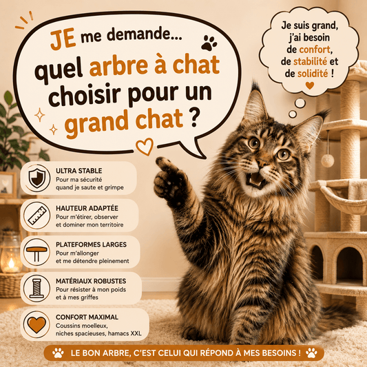 quel arbre a chat choisir pour un grand chat