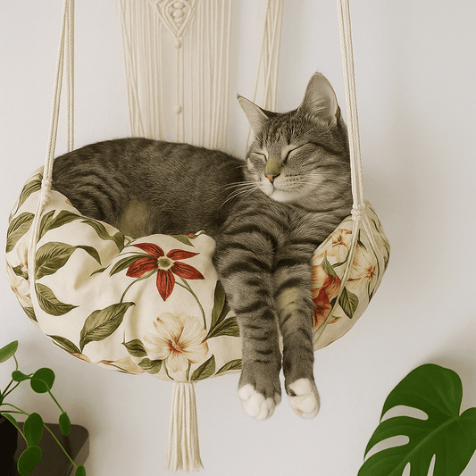 Hamac Chat Suspendu : Guide Complet 2026 [Choix + Installation] - Le royaume des chats