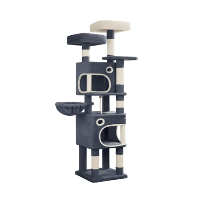 arbre a chat 159cm confortable stable gris