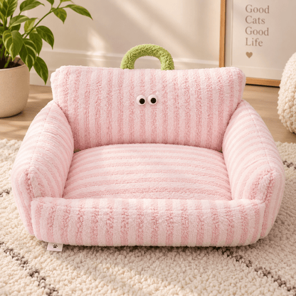 canape chat confort optimal rose