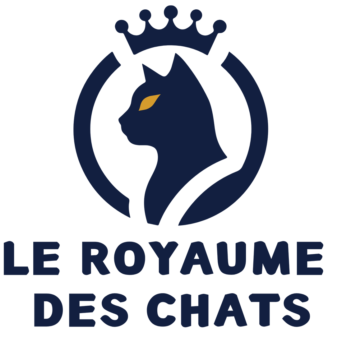 ecritures logo le royaume des chats