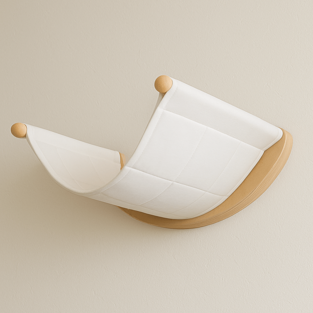 hamac chat mural confortable en bois