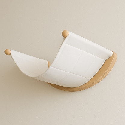 hamac chat mural confortable en bois