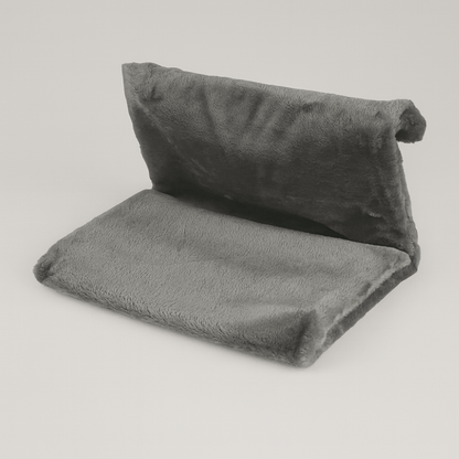 hamac pour chat radiateur gris rectangulaire doux confortable