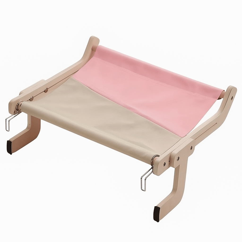 hamac pour chat rose confortable
