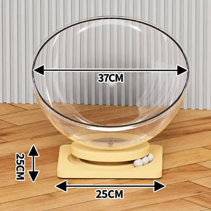 lit chat transparent 37 cm