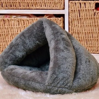 lit pour chat snughut gris doux