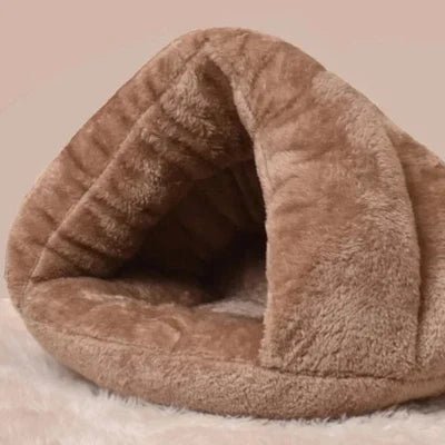 lit pour chat snughut marron doux confortable