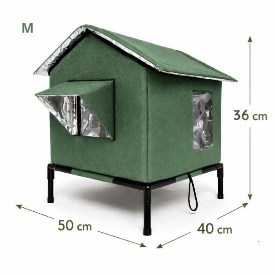 maison chat elevee isolee taille m