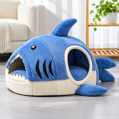 niche chat design requin confortable chaude