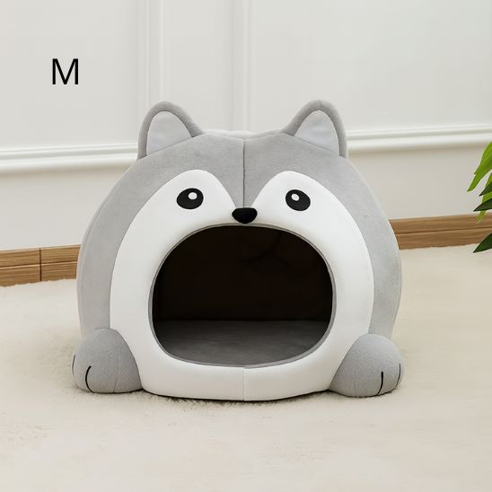 niche pour chat taille m design loup confortable