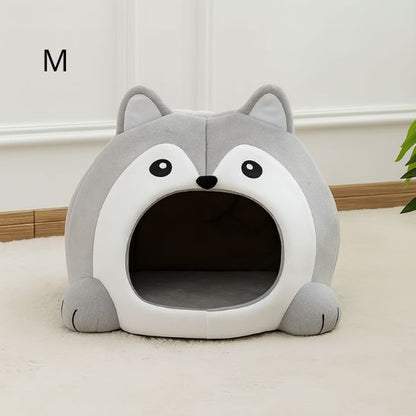 niche pour chat taille m design loup confortable