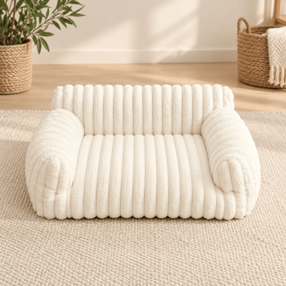 petit canape pour chat confortable blanc