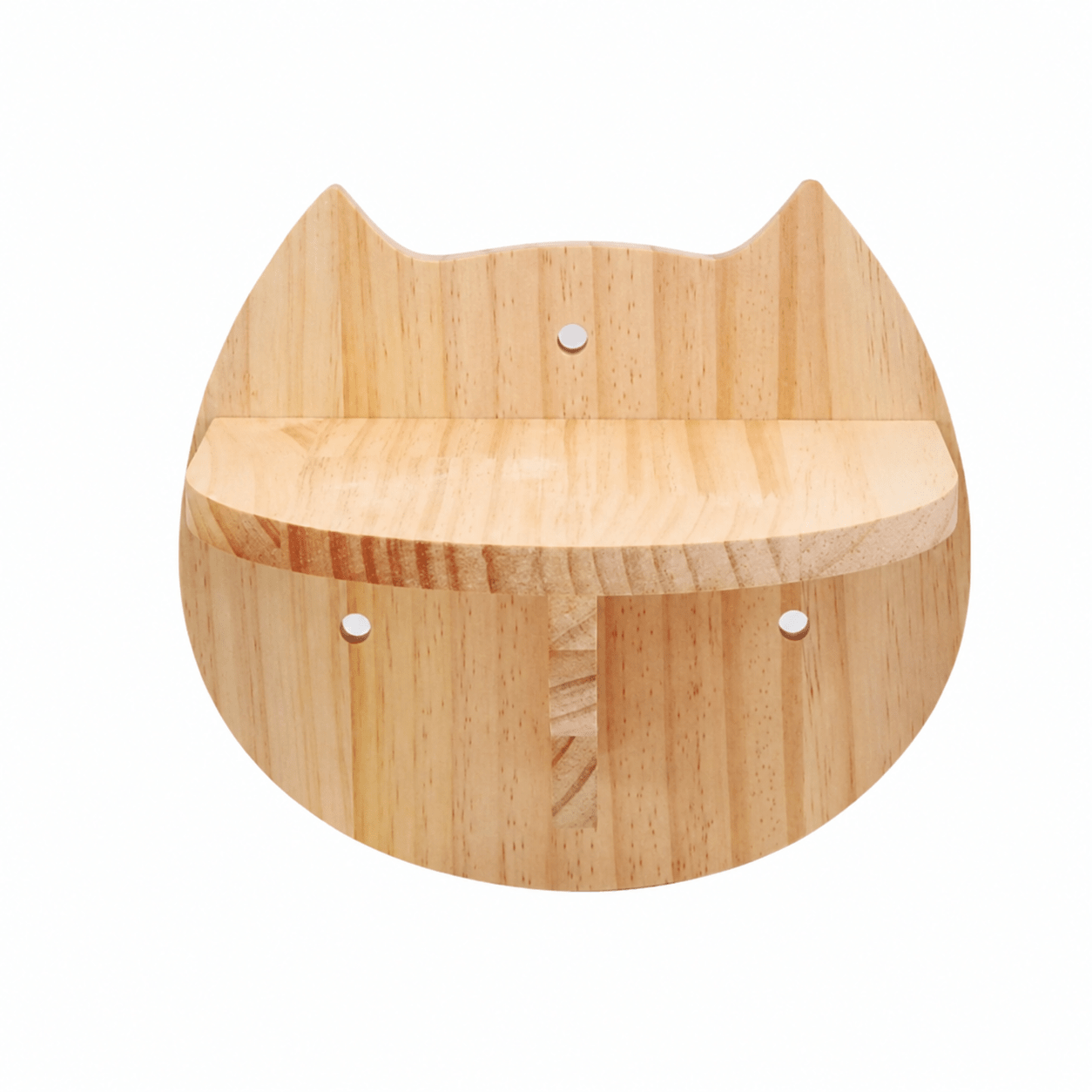 plateforme murale bois design chat