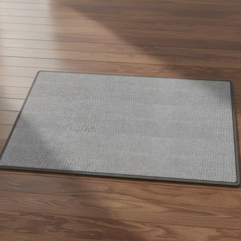 tapis griffoir chat gris rectangulaire