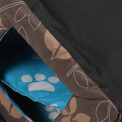 vue pres niche pour chat exterieur marron